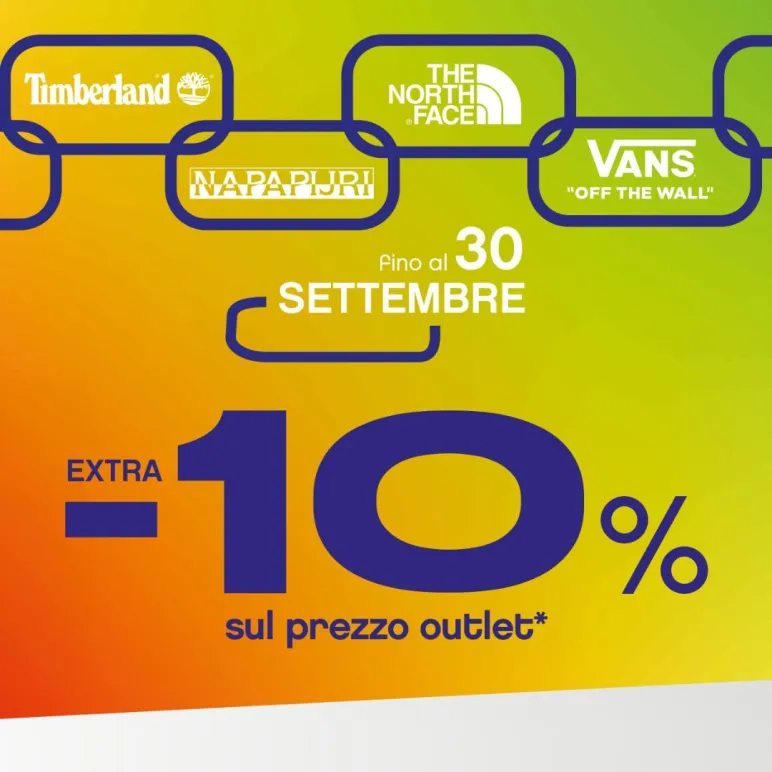Di sconto in sconto -10% extra